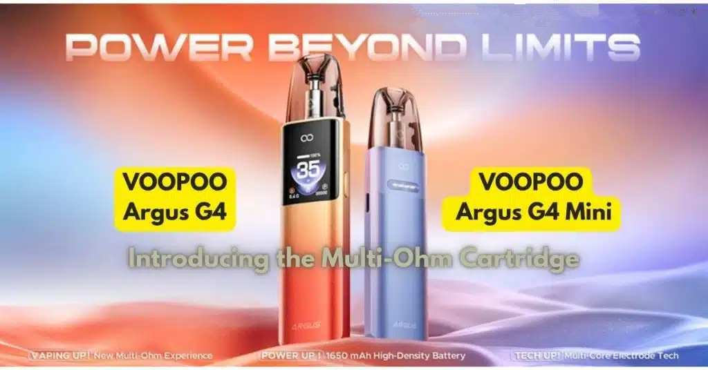 VOOPOO’s ARGUS G4 & ARGUS G4 mini: One Cartridge, Triple Vibes – Vapecould
