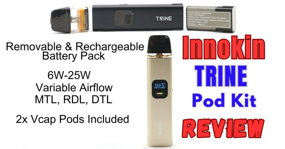 Innokin Trine Pod System Review | 3-In-1 Vaping for Greatly Improved Sustainability