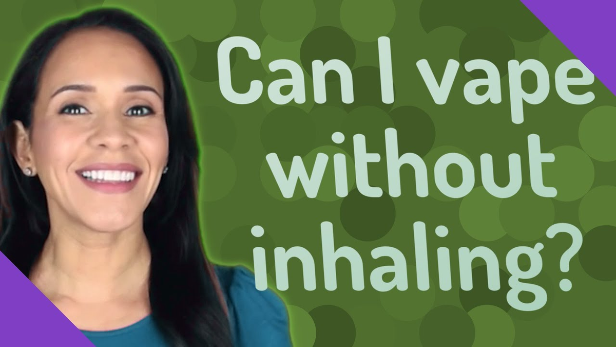 How To Vape Without Inhaling? – Vapecould