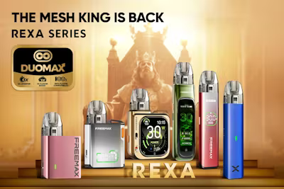 Press Release: Freemax REXA Series with DUOMAX Tech, the Mesh King Is Back!