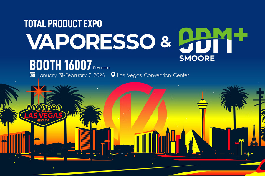 Press Release: VAPORESSO and SMOORE ODM+ Join Forces for the First Time at Las Vegas Total Product Expo