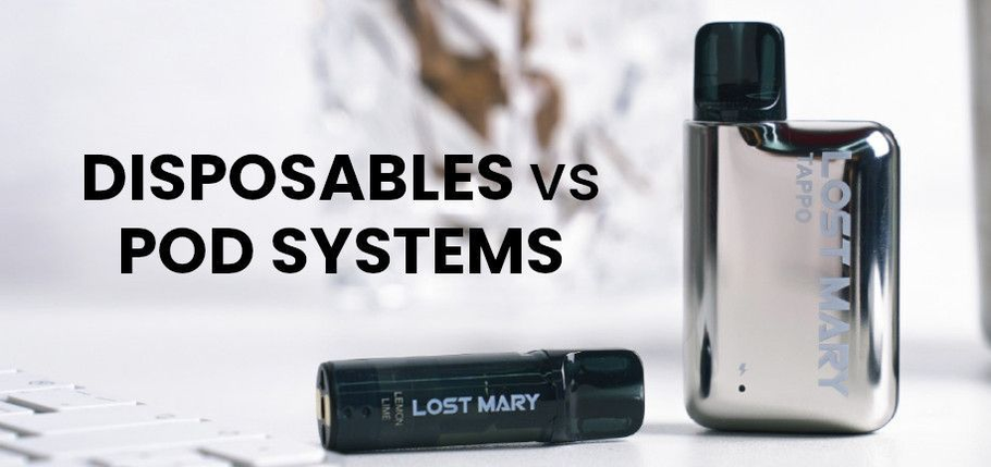 What is the difference between single-use disposables and vapes with disposable pods?