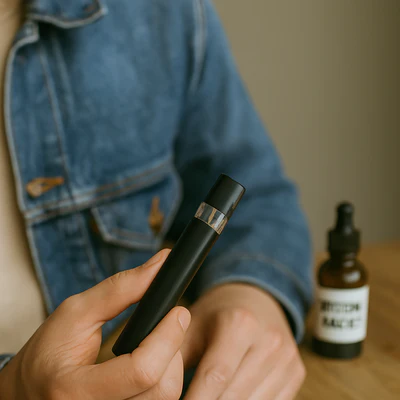 Why is the E-liquid with nicotine called salts?