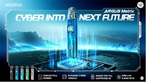 VOOPOO Unveils ARGUS Matrix: Curved Full Screen, Cyber- Futuristic Design, and Unmatched Performance